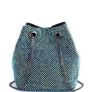 NWT: GLITZ AND GLAM MINI BUCKET BAG